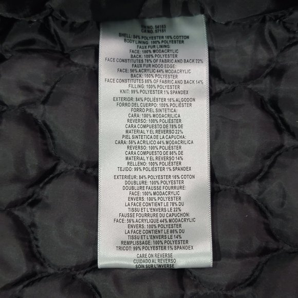 Levis Womens Faux Fur Lined Hooded Parka Jacket Sz 4X - Picture 8 of 10